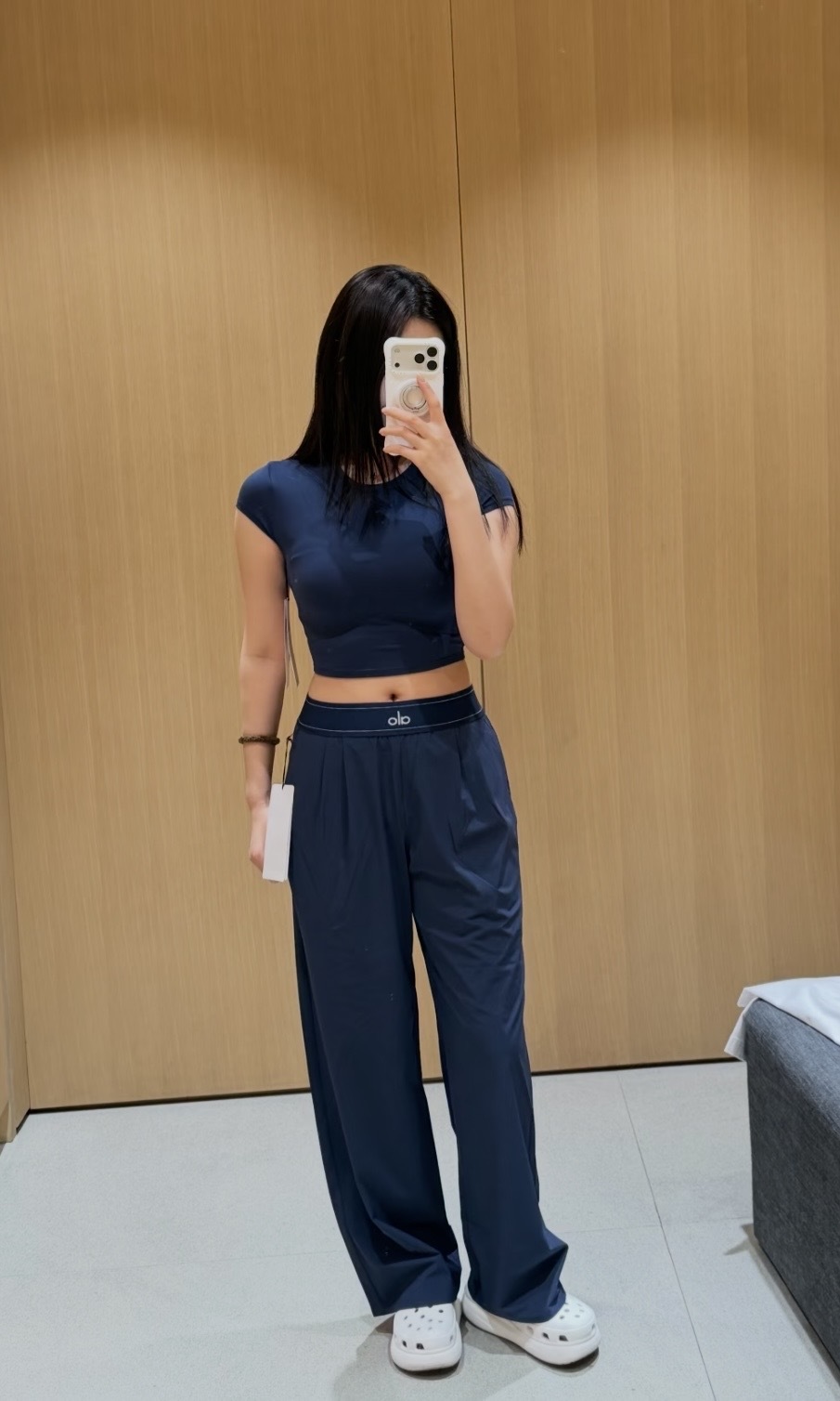 Alo Yoga Suit Up Trouser (Regular) Navy