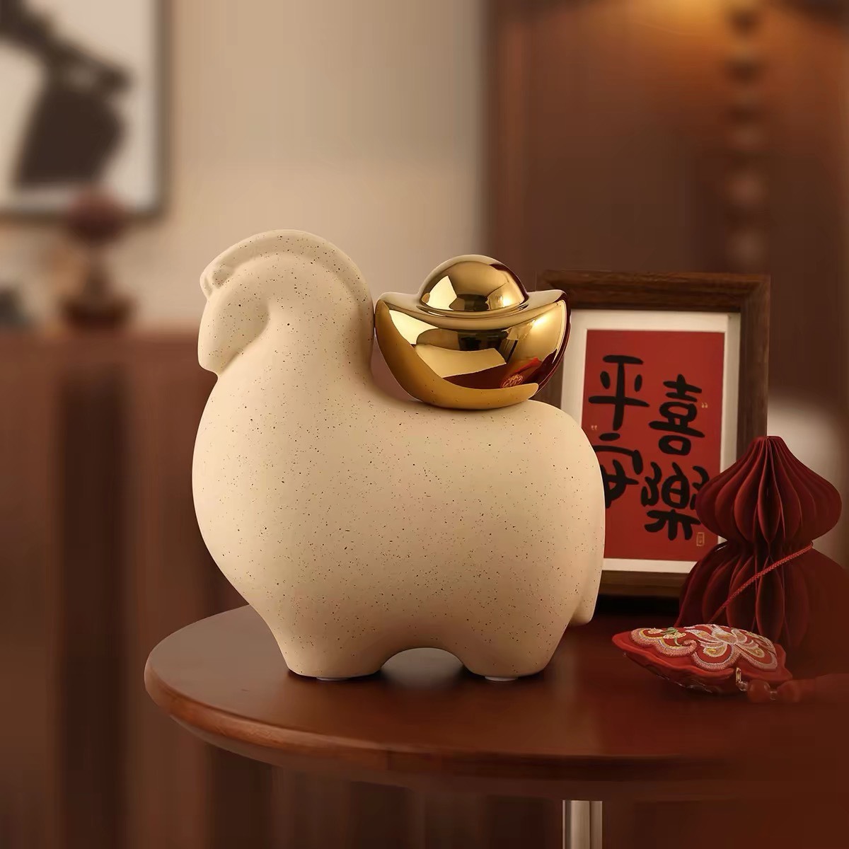 馬上有錢🐎🧧陶瓷開運擺件