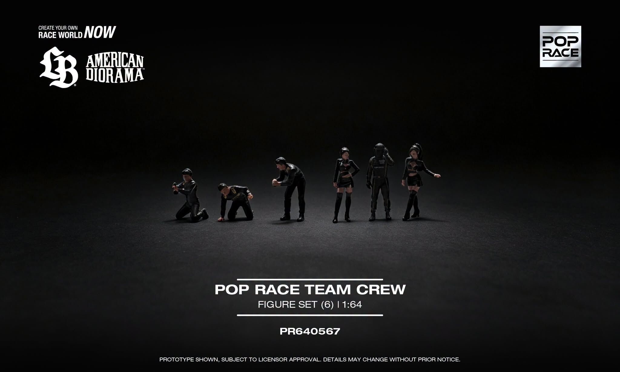 [預訂] POP RACE 團隊工作人員（6 隻人偶）