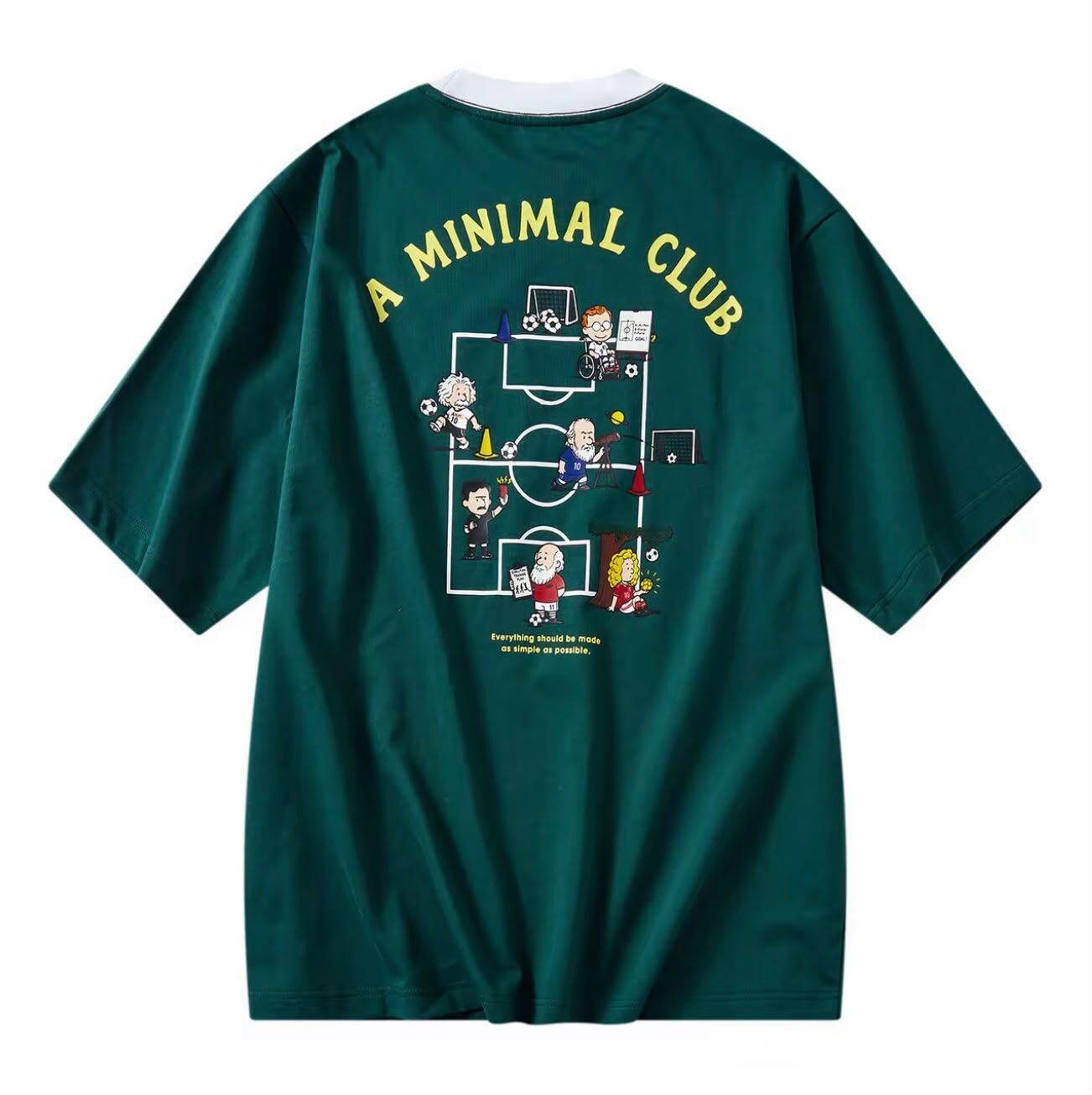 A MINIMAL CLUB LOGO GREEN TEE AM66TE20GN