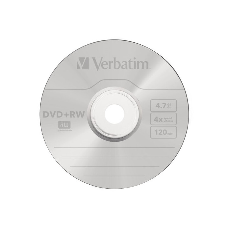 Verbatim DVD+RW 4.7GB 4X (10片裝) 43488