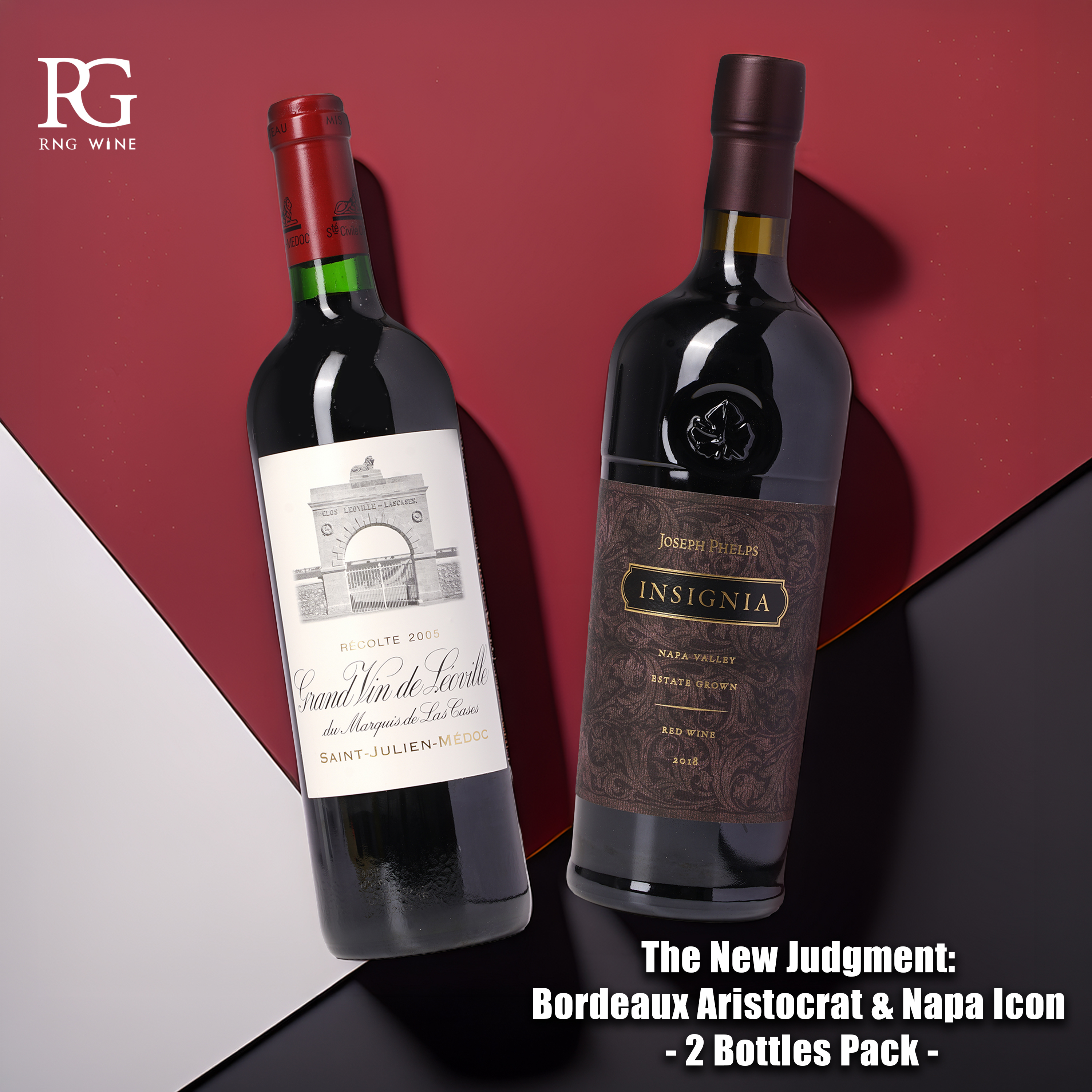 The New Judgment: Bordeaux Aristocrat & Napa Icon - 2 Bottles Pack