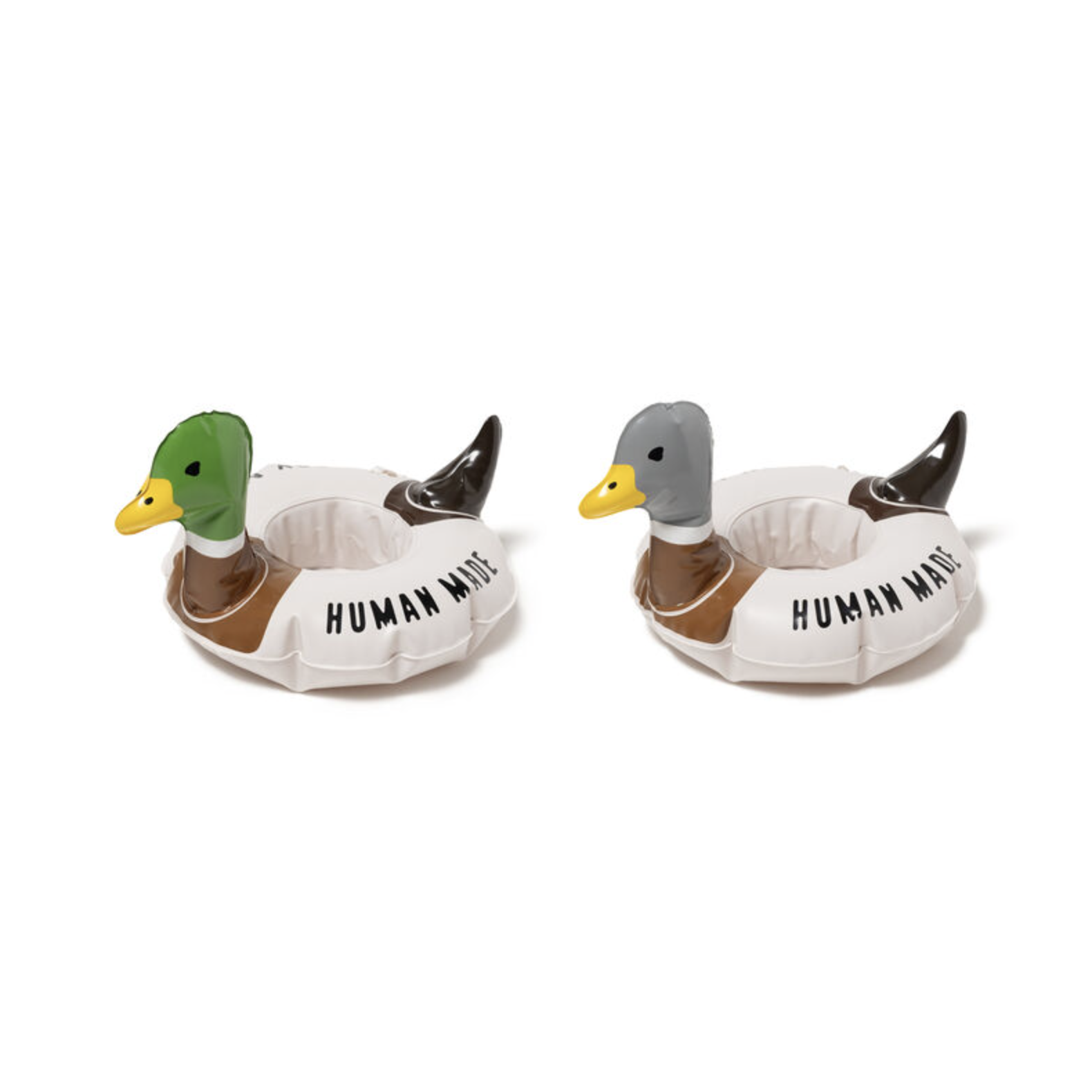 -(B022)-HUMAN MADE DUCK MINI FLOAT 鴨子 迷你泳圈 綠色/灰色-HM31GD212
