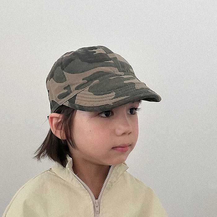 正韓秋Digreenkids 帥氣個性迷彩帽