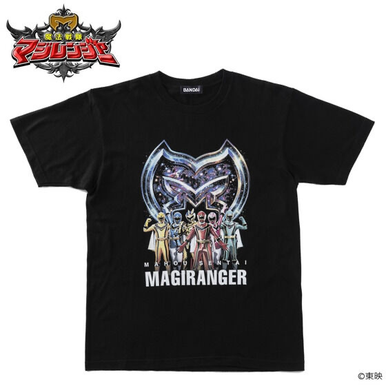 254852 Pbandai 預訂 2026/8月 魔法戦隊マジレンジャー　Tシャツ　MAGIキラキラ柄