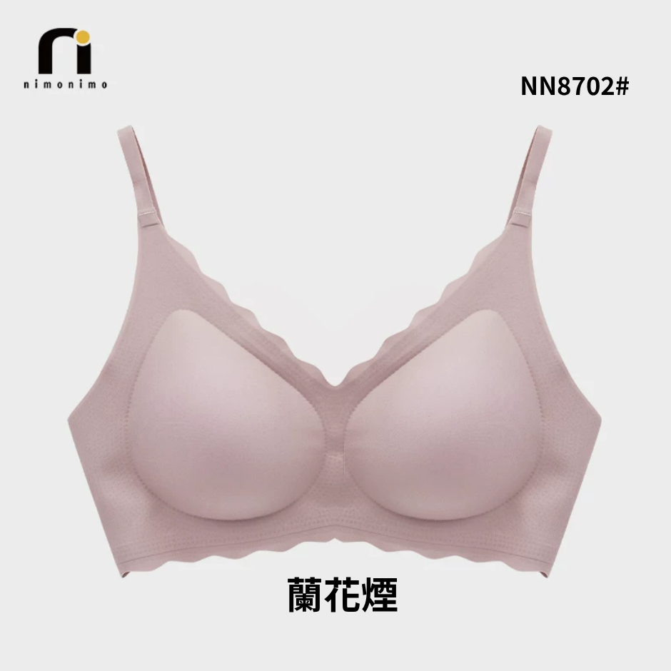 INN-CCG0723-108 NN8702#細肩帶小浪花背扣內衣-蘭花煙 (A8)