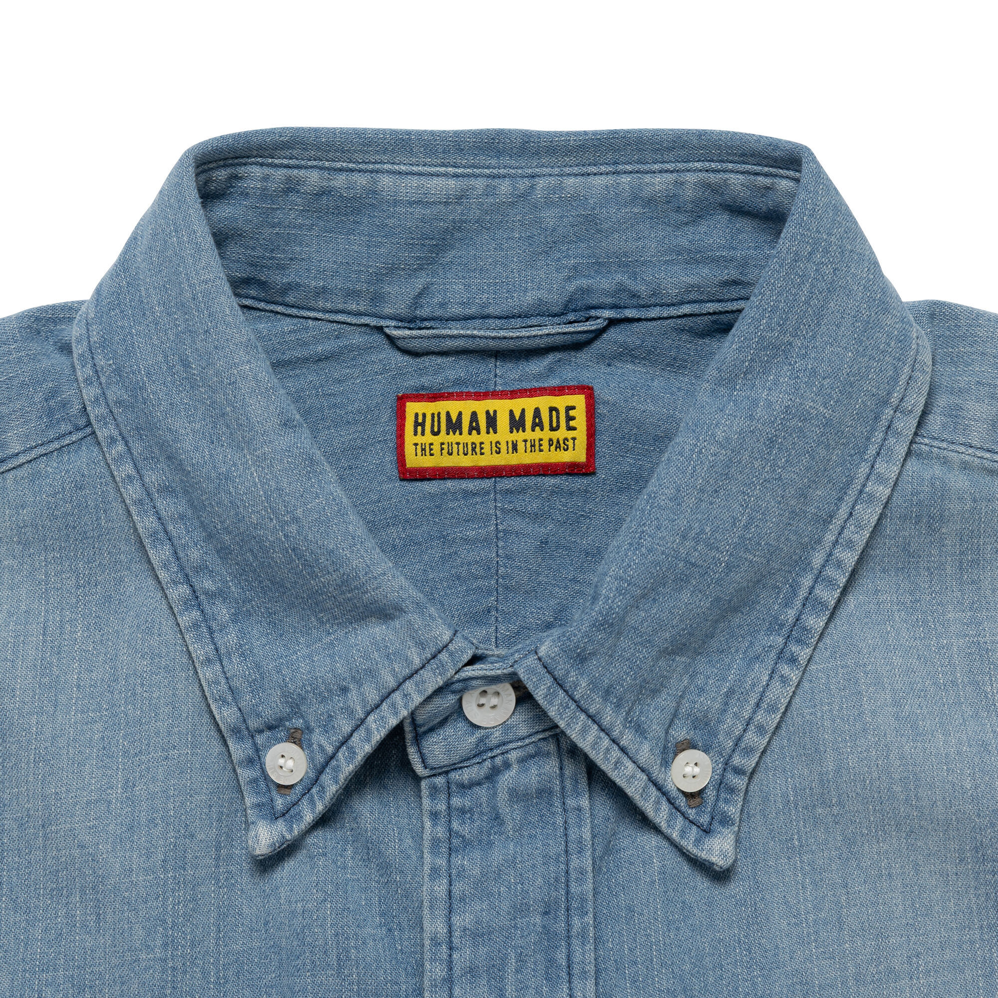 預購┃日本製 HUMAN MADE DENIM BD SHIRT 丹寧牛津扣領 襯衫 牛仔襯衫