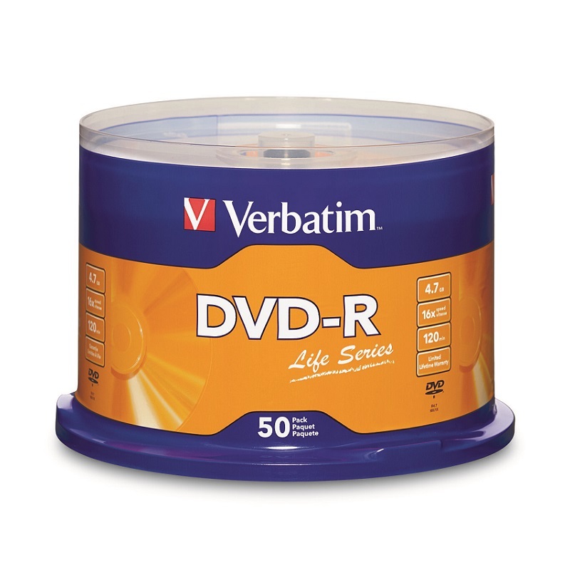 Verbatim DVD-R 4.7GB 16X (50 片裝) 97176