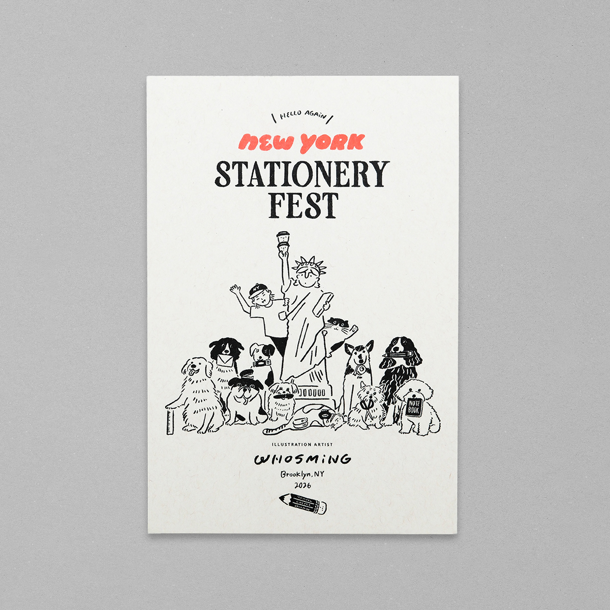 New York Stationery Fest 2026｜Postcard