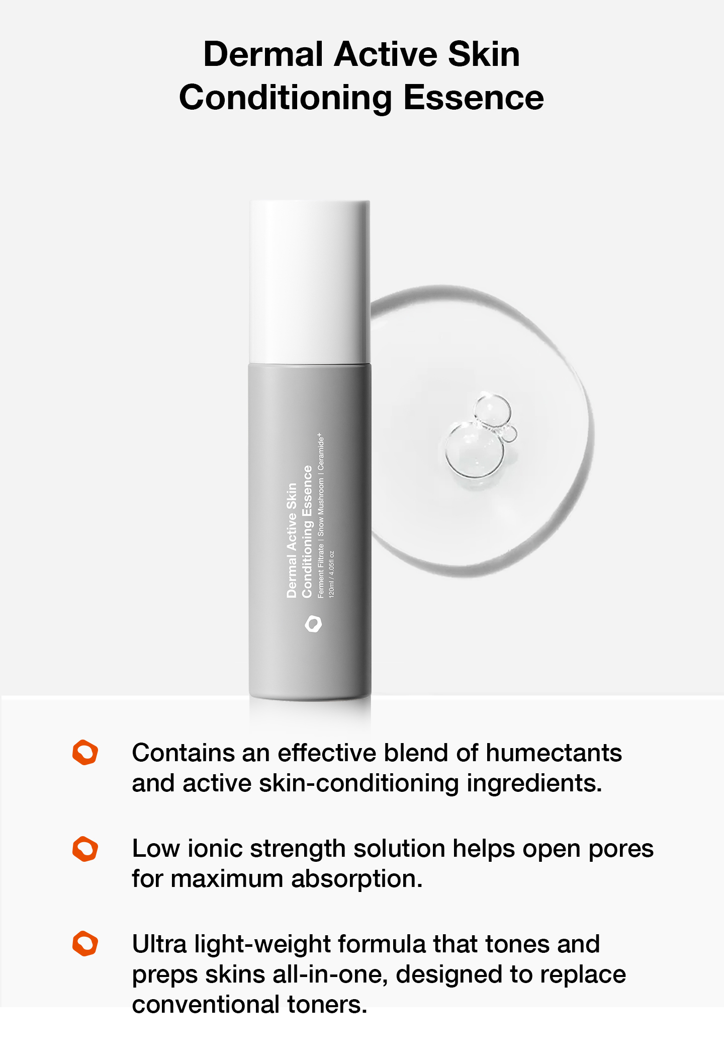nomel Dermal Active Skin Conditioning Essence preps skin as base layer for further skincare