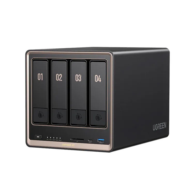 UGREEN 綠聯 NASync 4-Bay NAS 網絡儲存伺服器 - DXP4800 GT