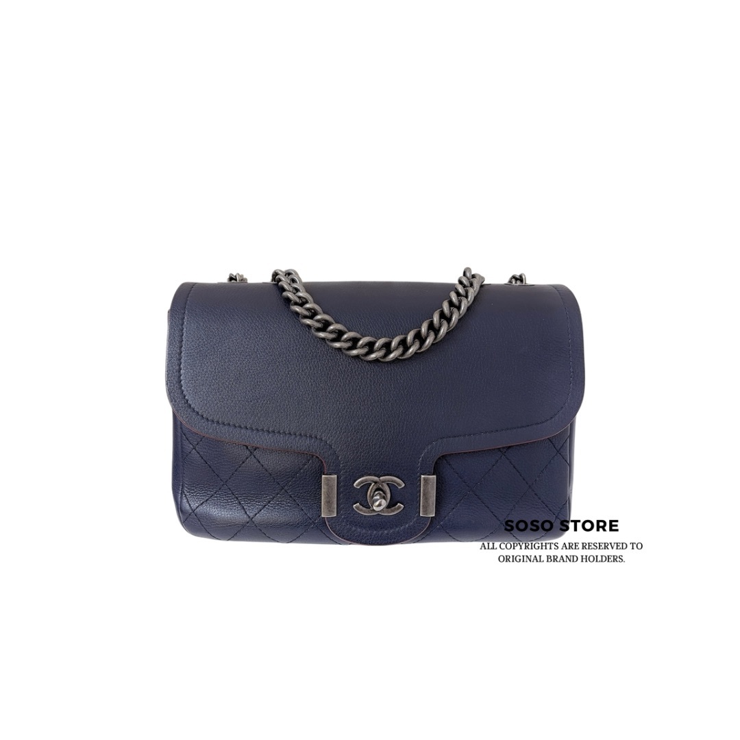 Chanel Archi Chic Flap Bag - Blue / SHW