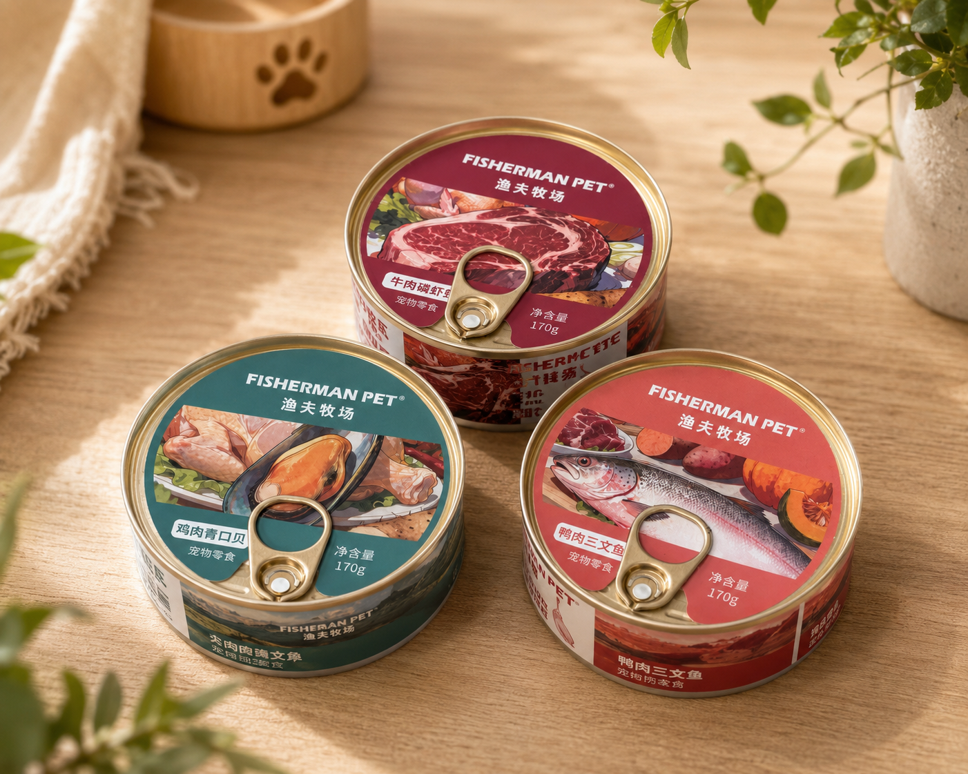 FISHERMAN PET PREMIUM PET CANNED FOOD
