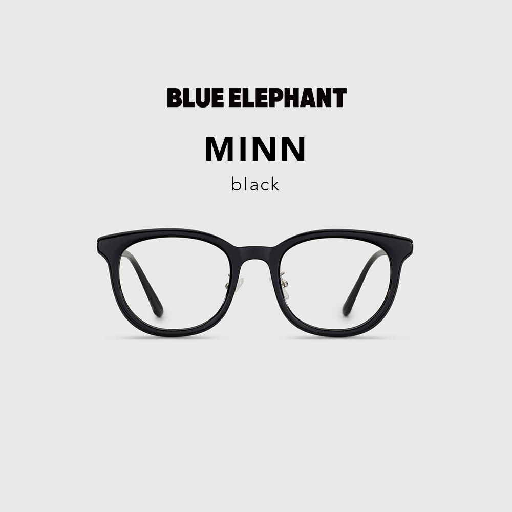 【BLUE ELEPHANT】MINN black EXCLUSIVE獨家款式 抗藍光眼鏡 鏡框 附盒