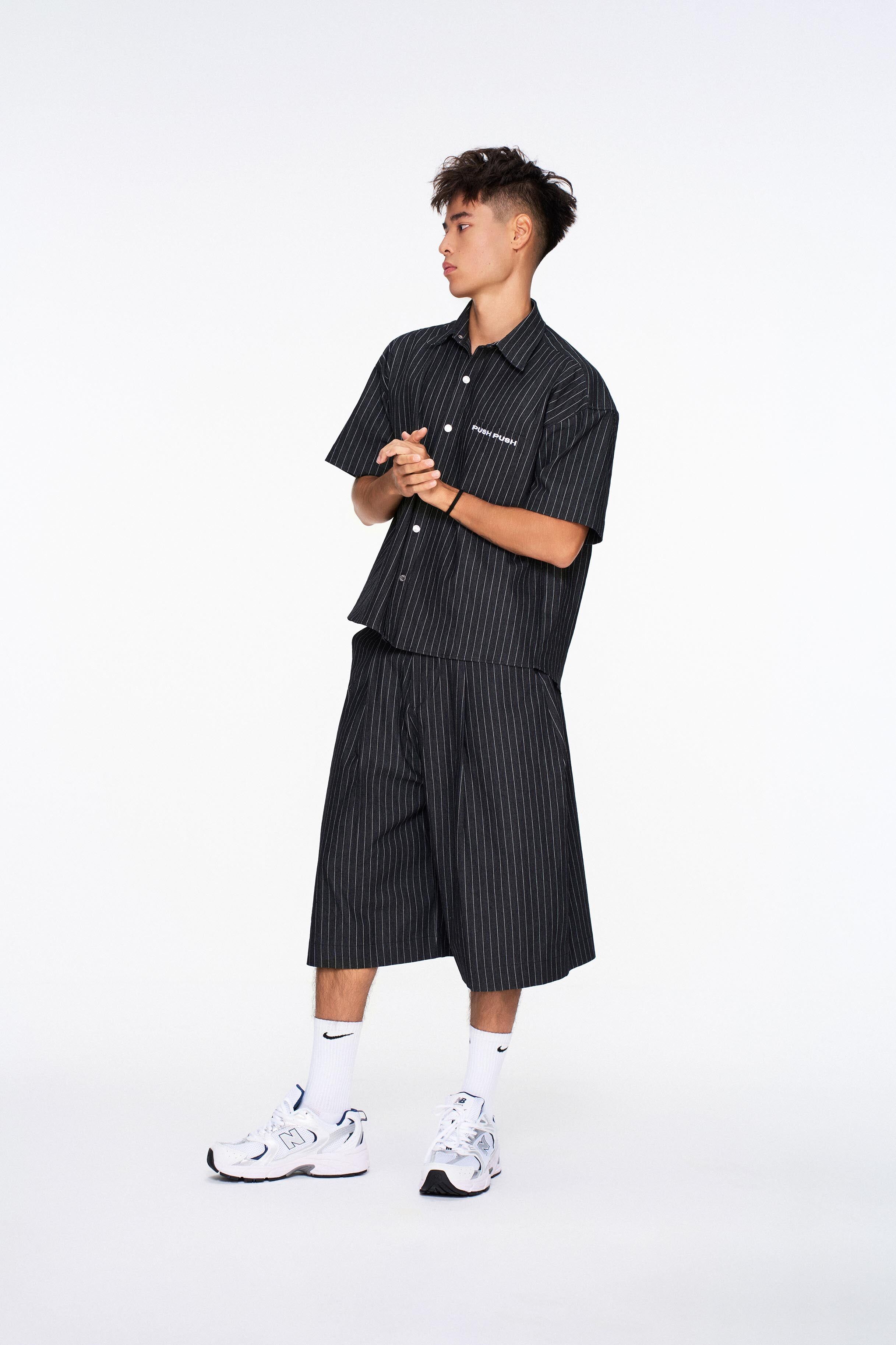 『越南連線🇻🇳』PushPush - 經典條紋短袖襯衫VEEV SHIRT