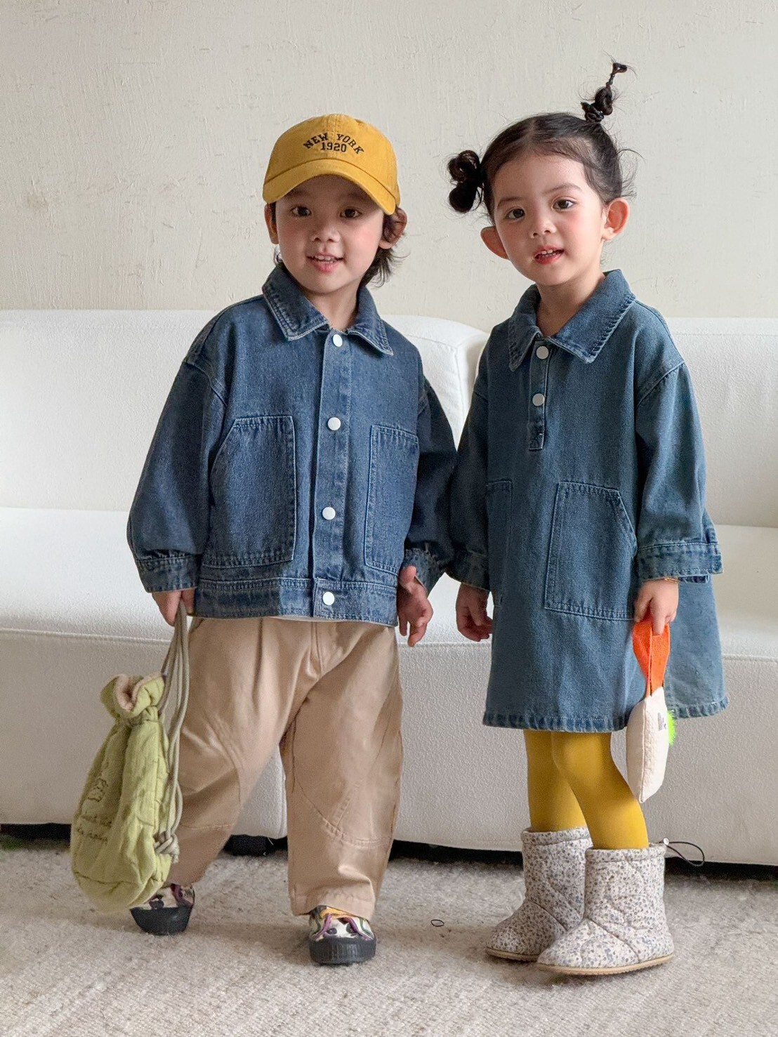 🍂  秋裝 ꒱ 兄弟姐妹外套率性牛仔風 ꕀꕀꕀ