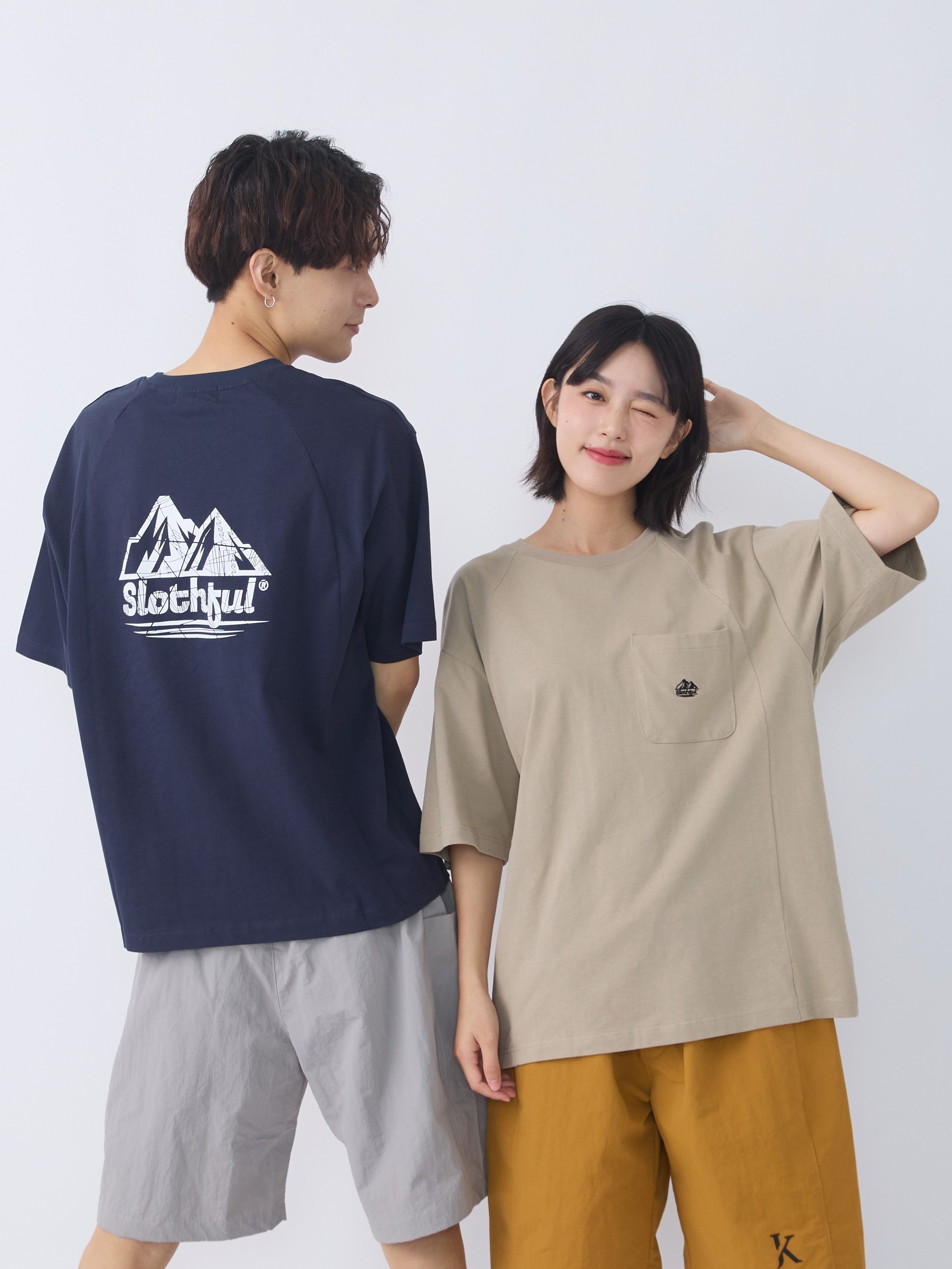 山系口袋短T