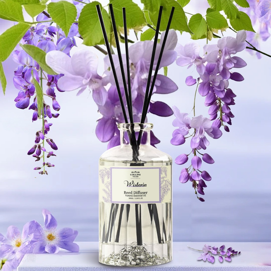Collins 純天然精油香薰擴香瓶100ml-紫膝花(Wisteria)