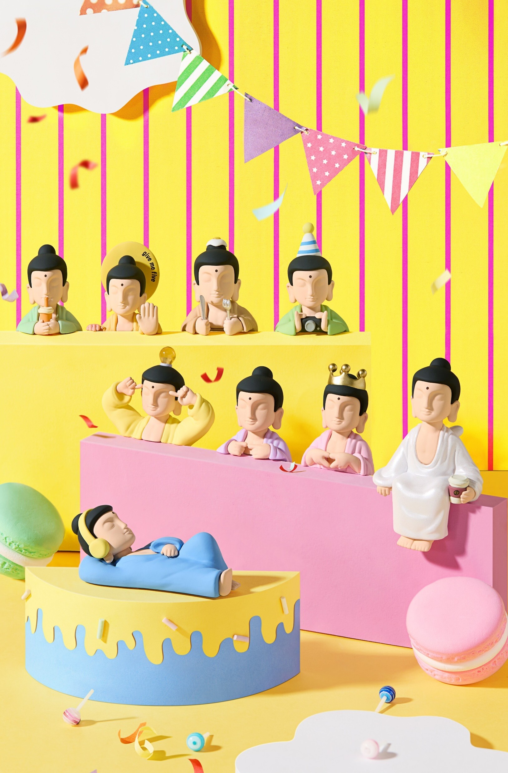 (Pre order) Amitofo Give Me Five Blind Box