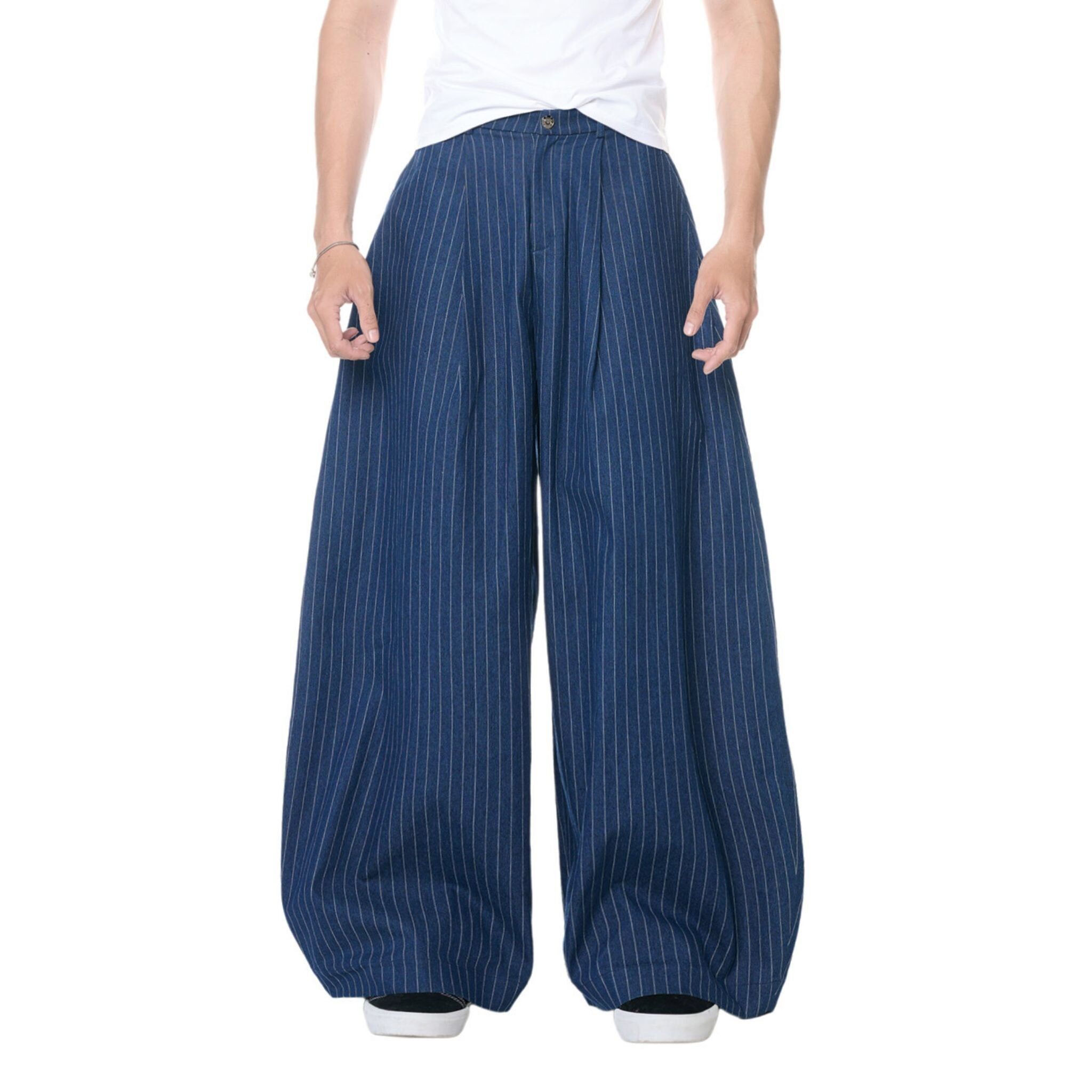 『越南連線🇻🇳』PushPush - 超級經典直條紋彎刀褲PP STRIPES PANTS
