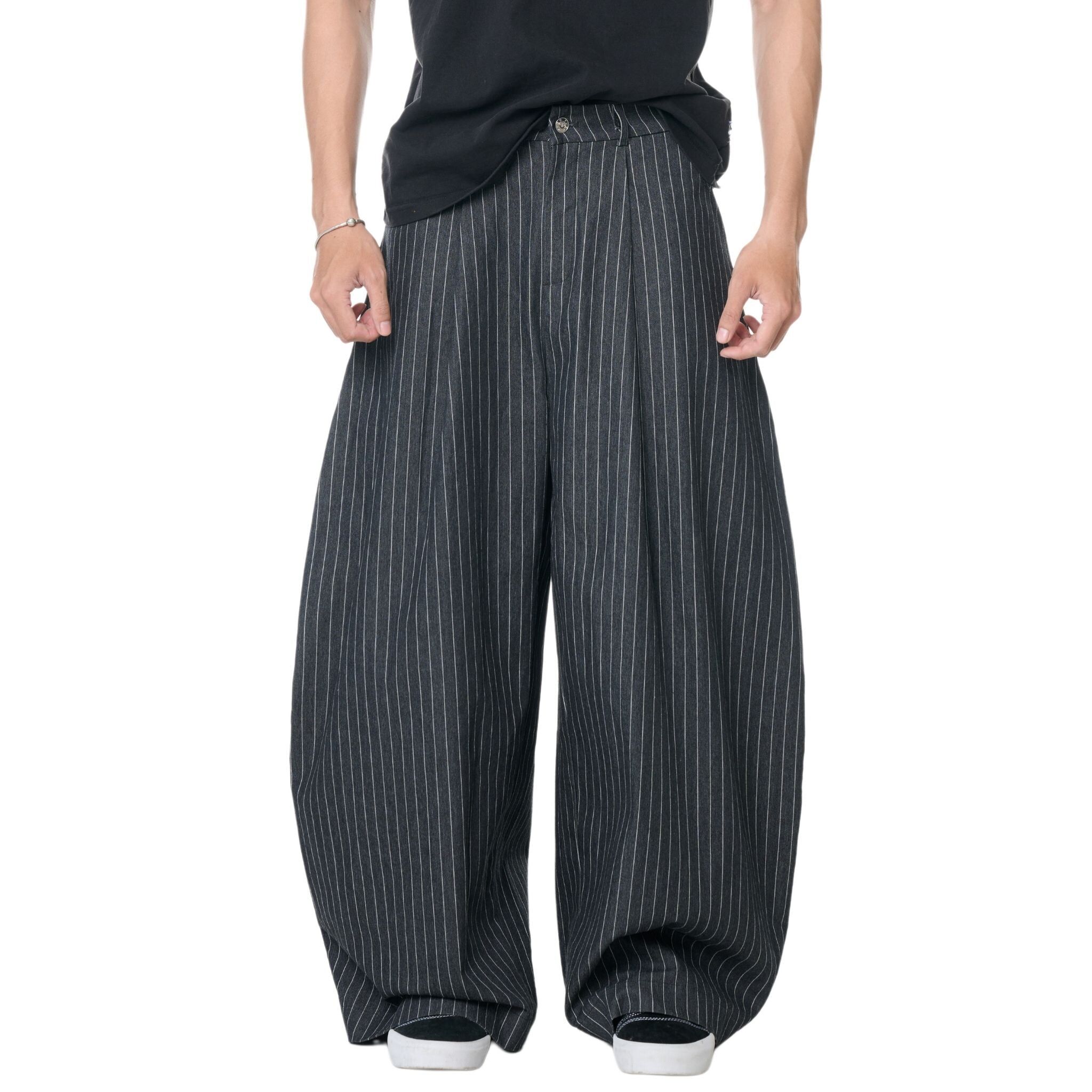 『越南連線🇻🇳』PushPush - 超級經典直條紋彎刀褲PP STRIPES PANTS
