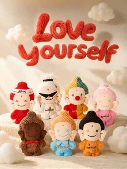 (Pre order) Amitofo Love yourself Plush Charm Blind Box