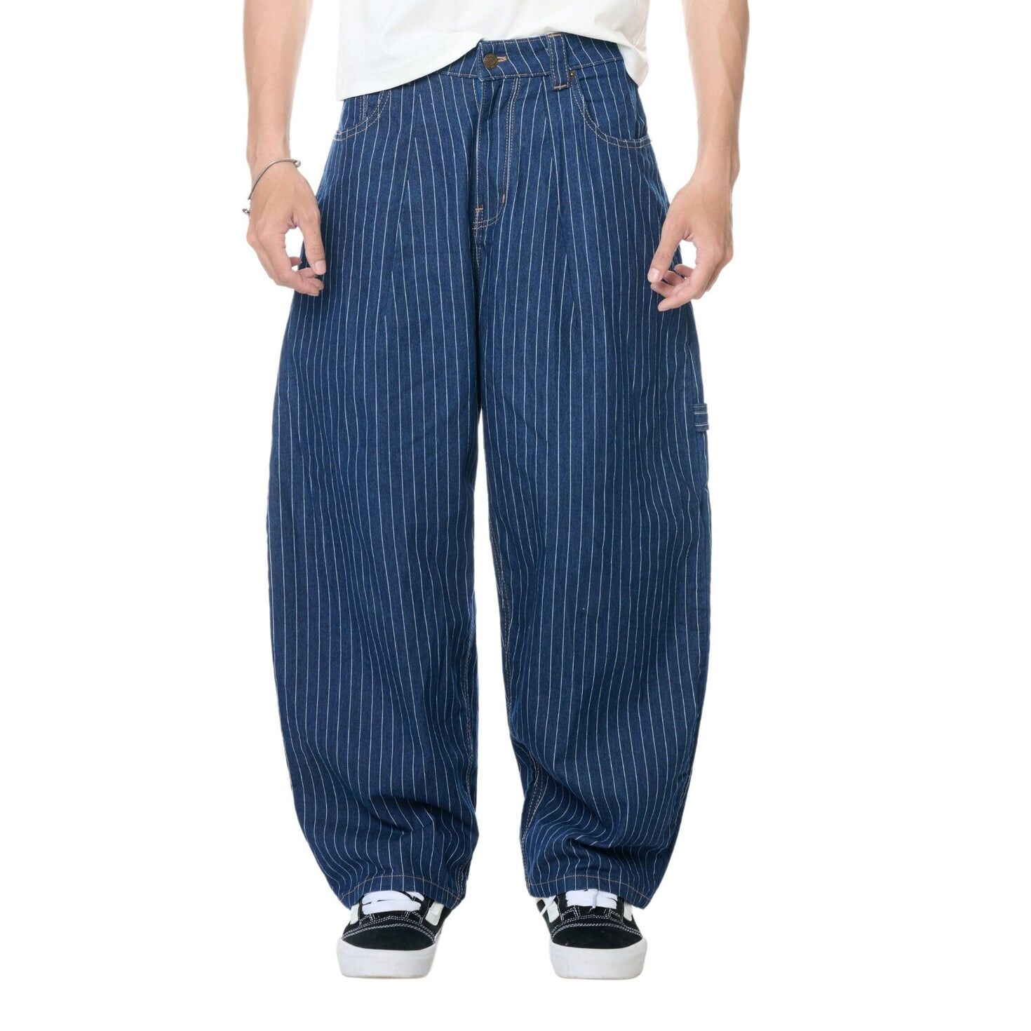 『越南連線🇻🇳』PushPush - 超級經典2代直條紋彎刀褲PushPush-PP STRIPES PANTS V2