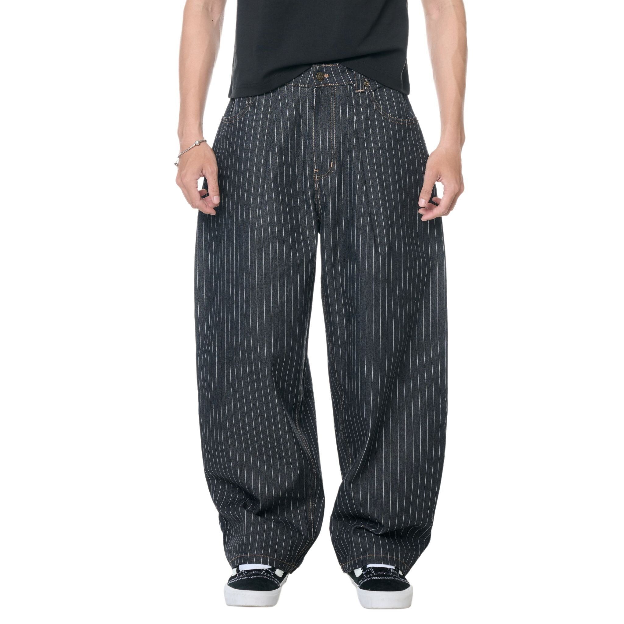『越南連線🇻🇳』PushPush - 超級經典2代直條紋彎刀褲PushPush-PP STRIPES PANTS V2