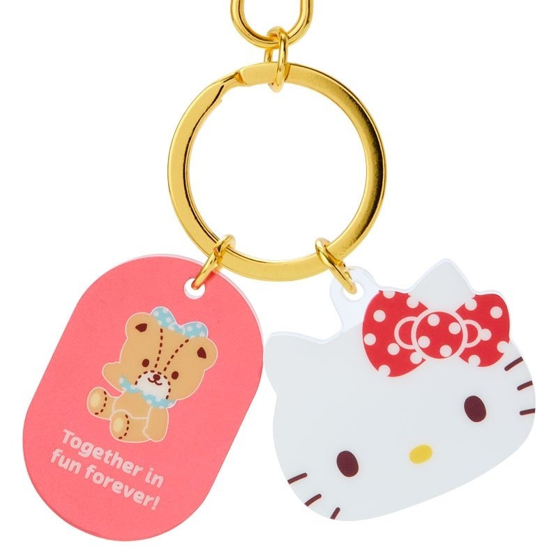 【現貨】日本三麗鷗 HELLO KITTY 大頭壓克力鑰匙圈 KEDK
