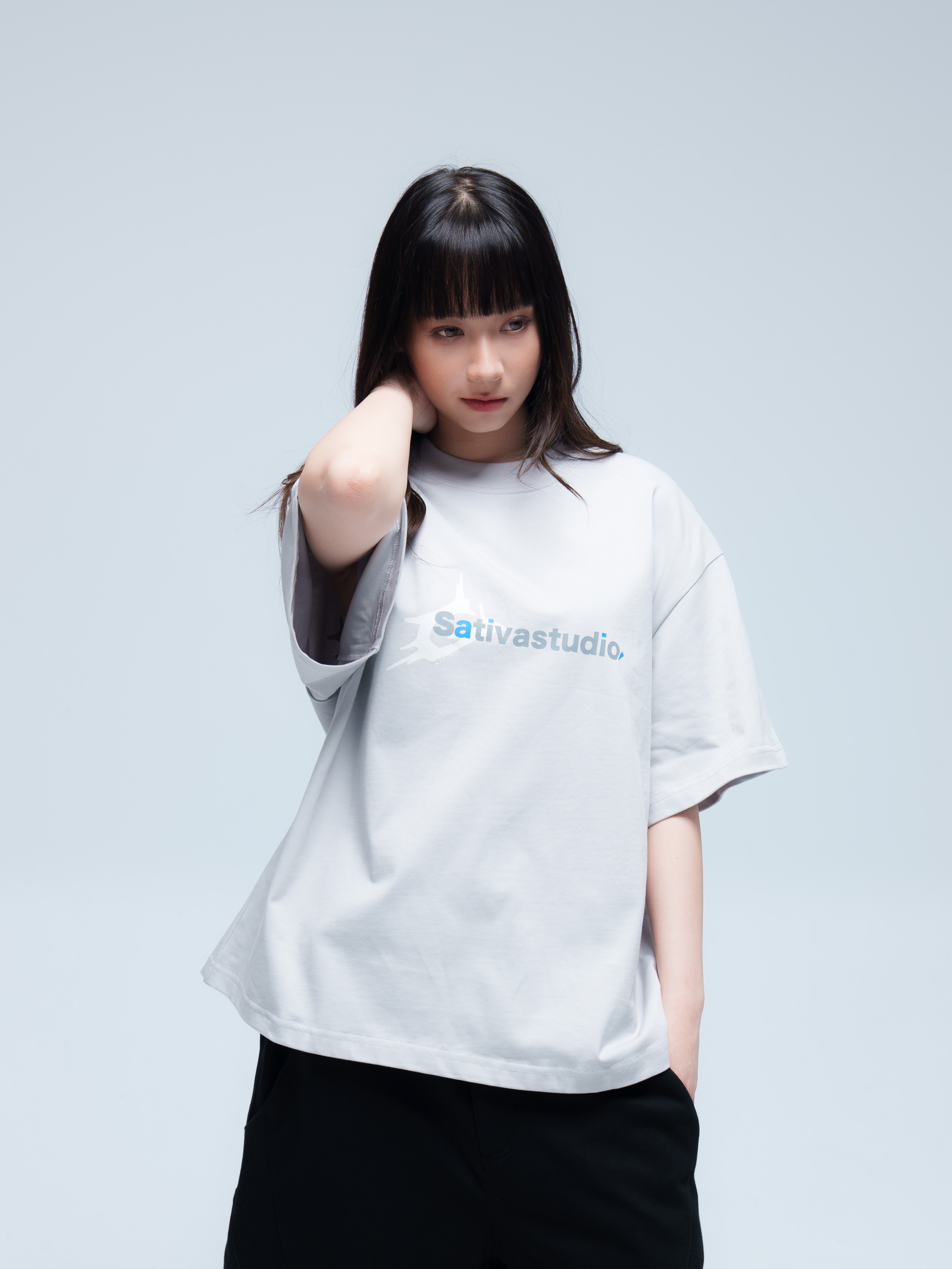 Sativa 2026S/S SS-01 “Glyph” Tee 解構 印花 短袖 兩色