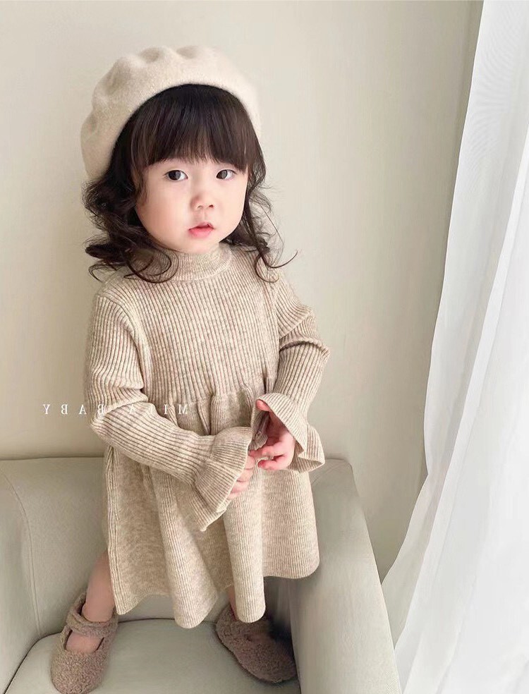 👧  女兒秋裝⋆.˚ SO CUTE 薄款針織裙 ꕀꕀ