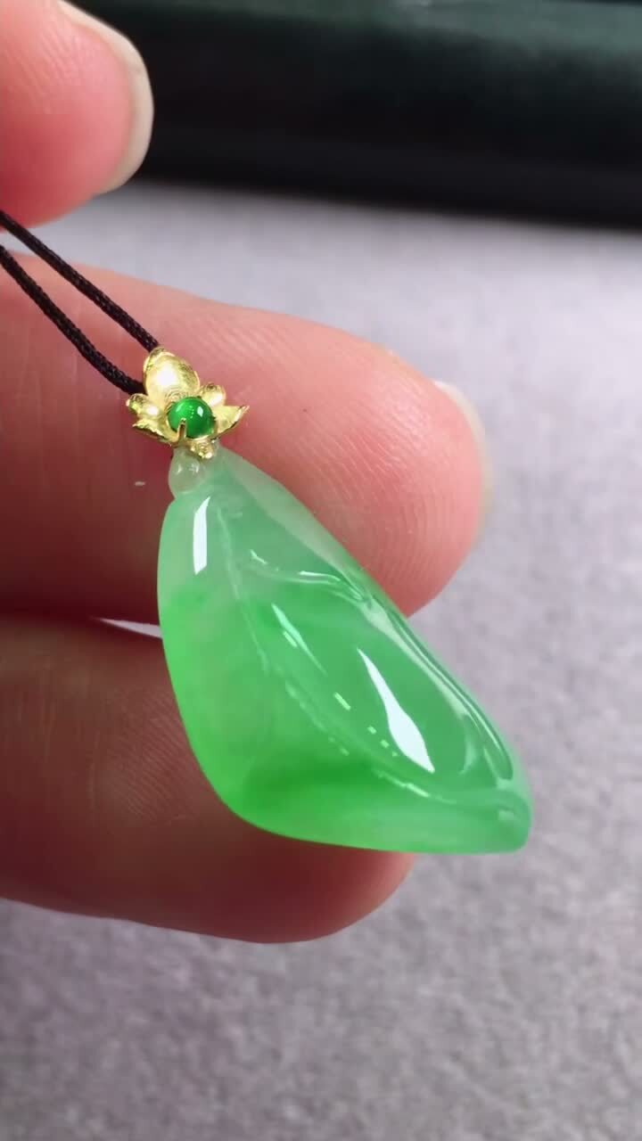 翡翠綠福瓜,天然翡翠A玉, 緬甸玉, Jade, Jadeite