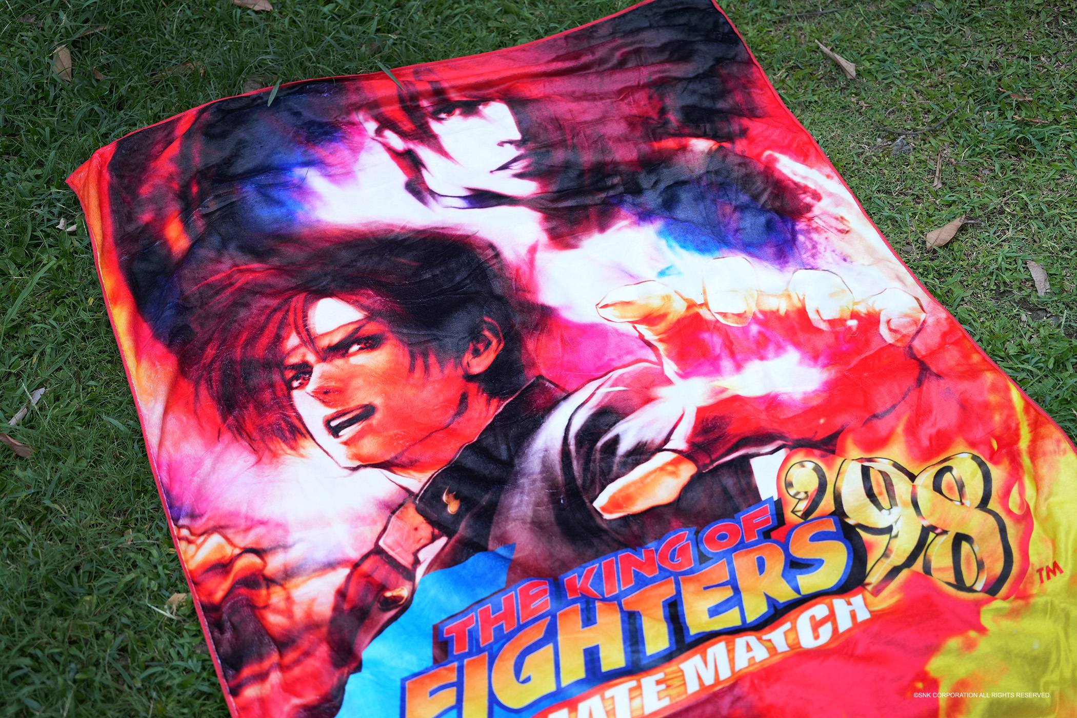 KOF98主視覺海報毛毯