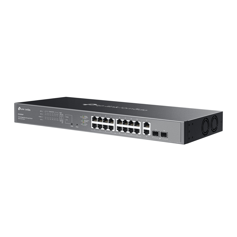 TP-Link ES220GMP Omada 20 埠 Gigabit 簡易管理型交換器 (含 16 埠 PoE+)