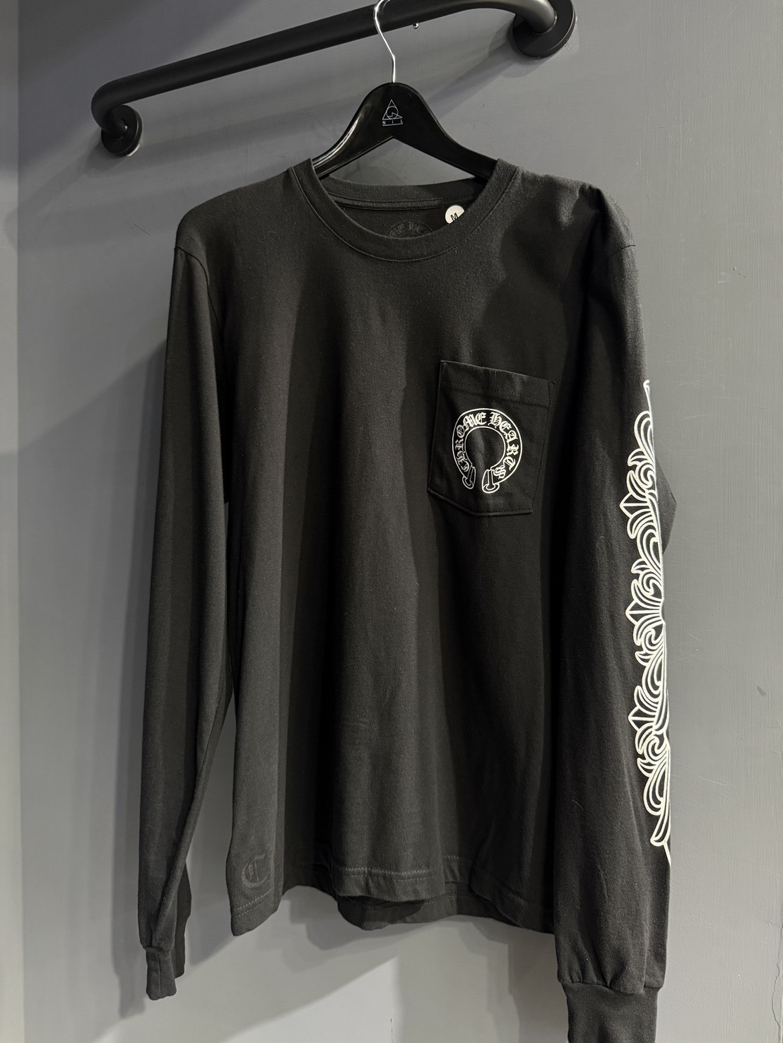 Chrome Hearts 克羅心 經典馬蹄花臂薄長袖