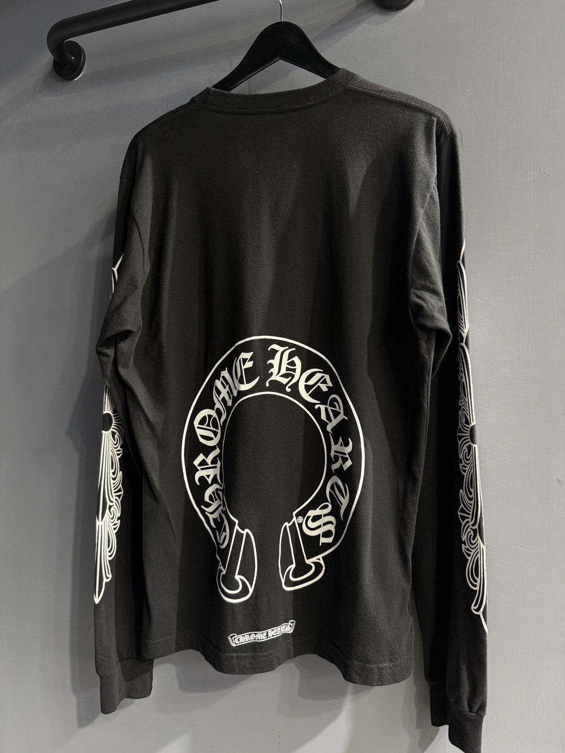 Chrome Hearts 克羅心 經典馬蹄花臂薄長袖