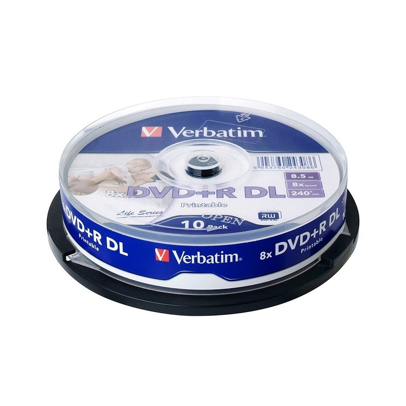 Verbatim DVD+R DL 8.5GB 8X (10 片裝) 64308