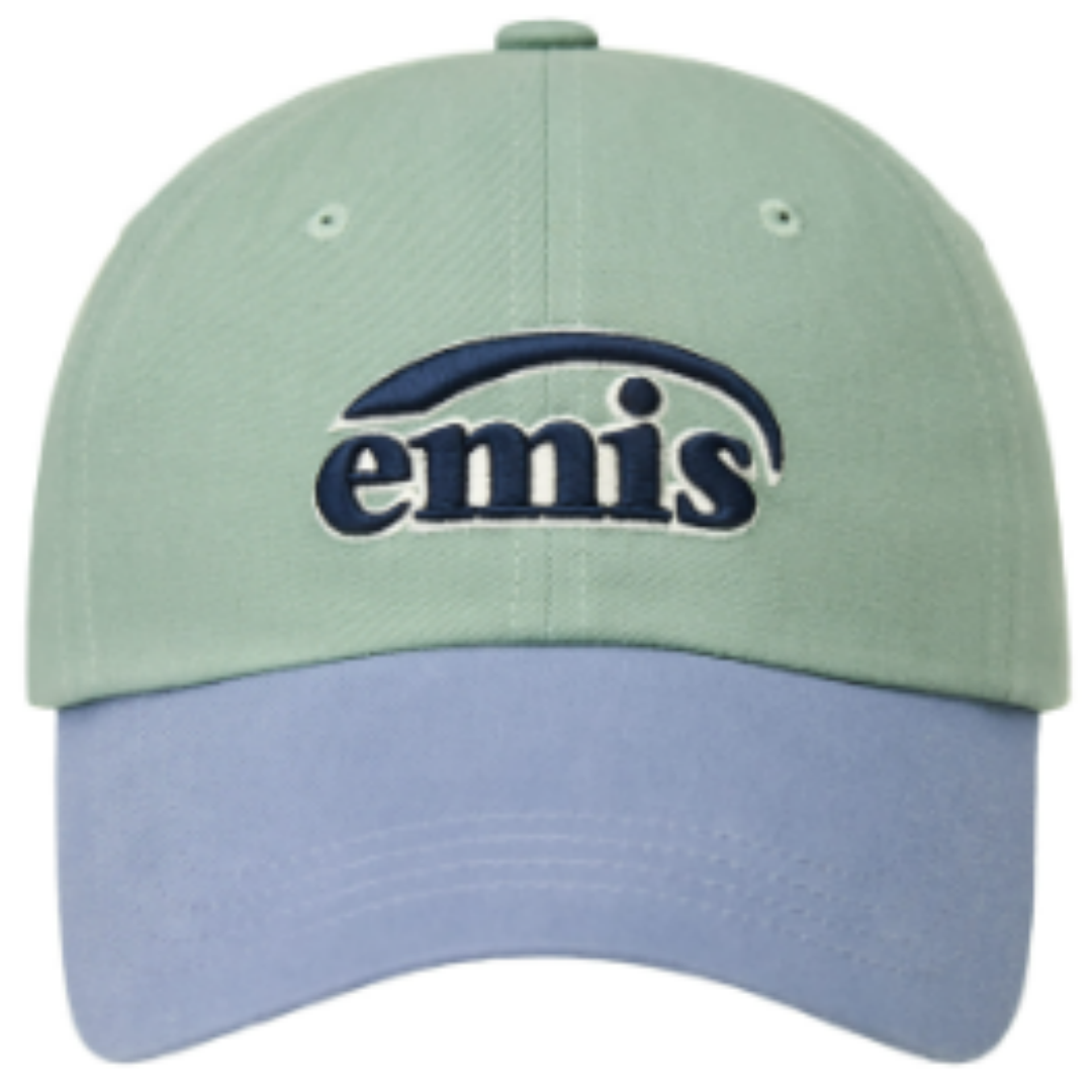 HKCG0723-001 DUO LOGO TWO TONE BALL CAP -LIGHT GREEN (A1)
