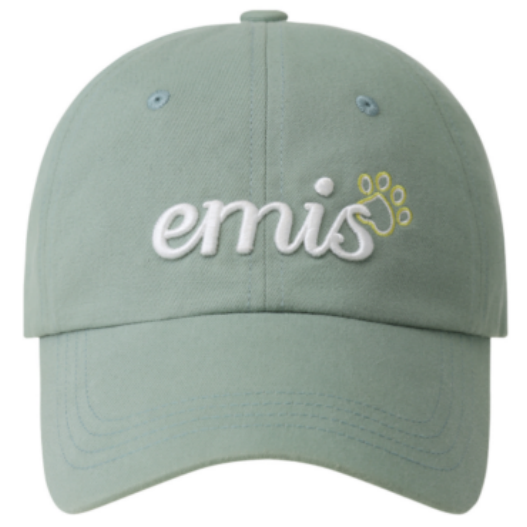 HKCG0723-017 LETTERING LOGO BALL CAP-GREEN (A17)