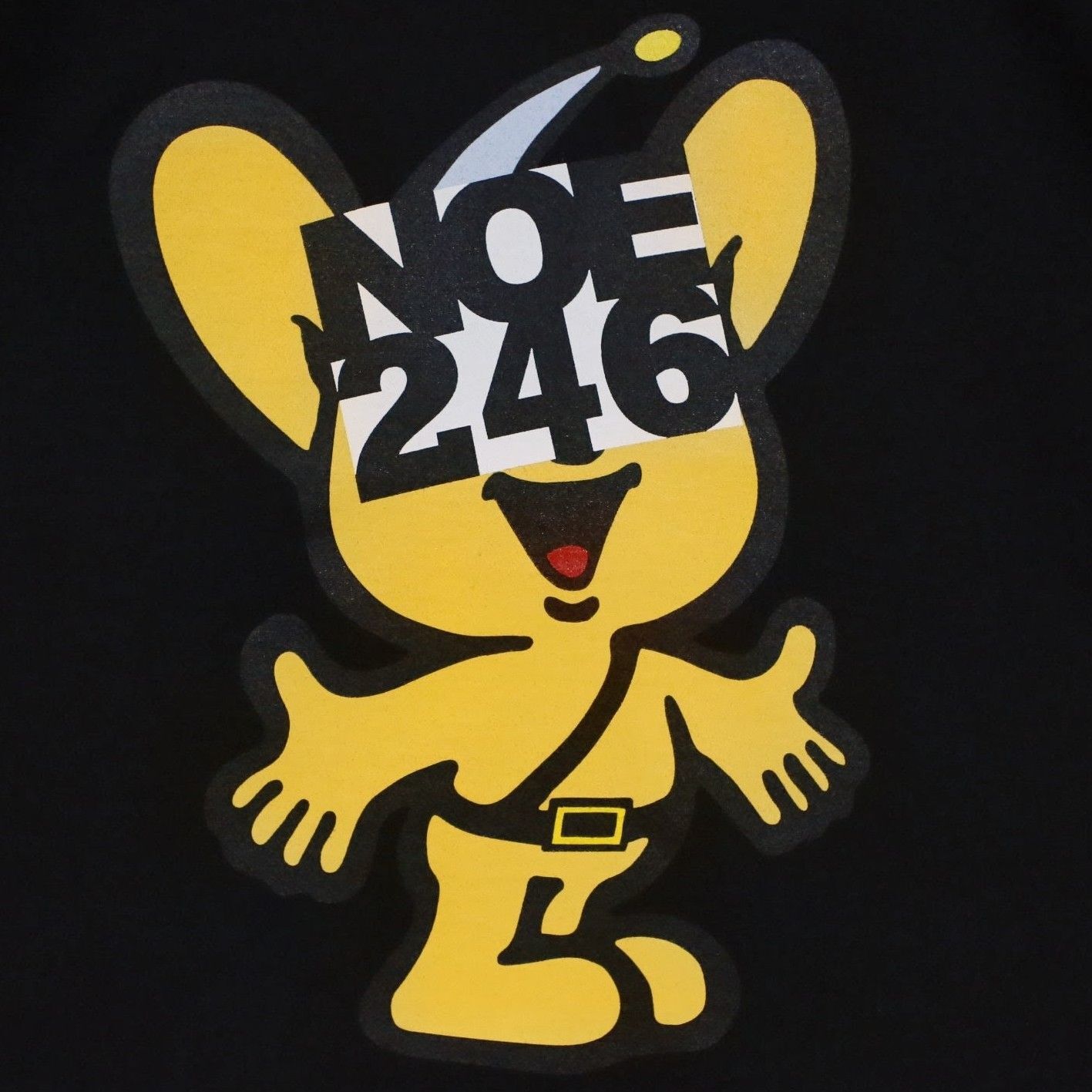 NOE246 - Pipo君 Tee 黑色