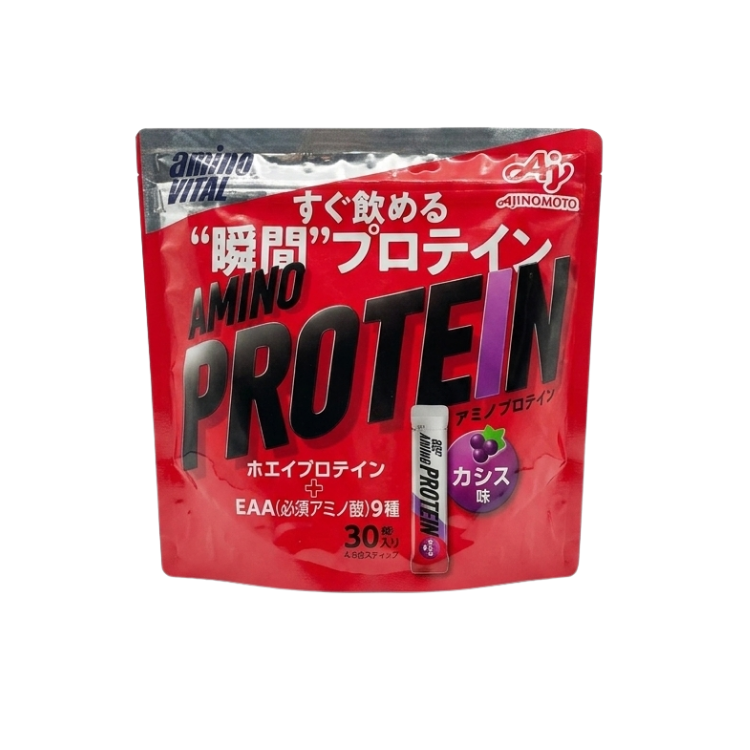 味之素 amino VITAL 支鏈胺基酸乳清蛋白粉 黑加侖子風味 (30包入)