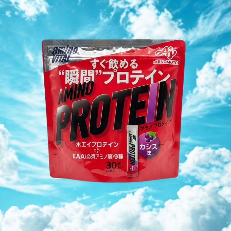 味之素 amino VITAL 支鏈胺基酸乳清蛋白粉 黑加侖子風味 (30包入)
