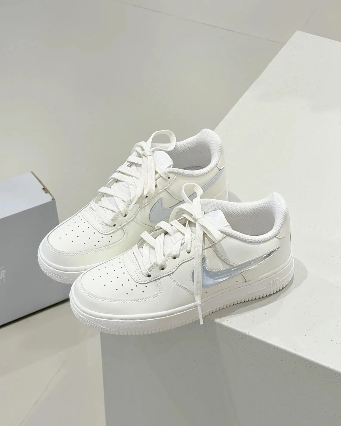 NIKE AIR FORCE 1 GS AF1 寶寶藍 果凍勾勾