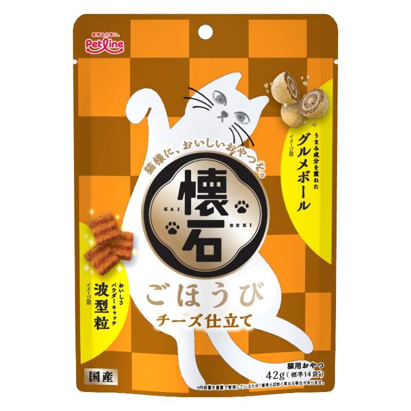 Petline 懷石犒賞 芝士風味貓小食 42g（3gx14袋）