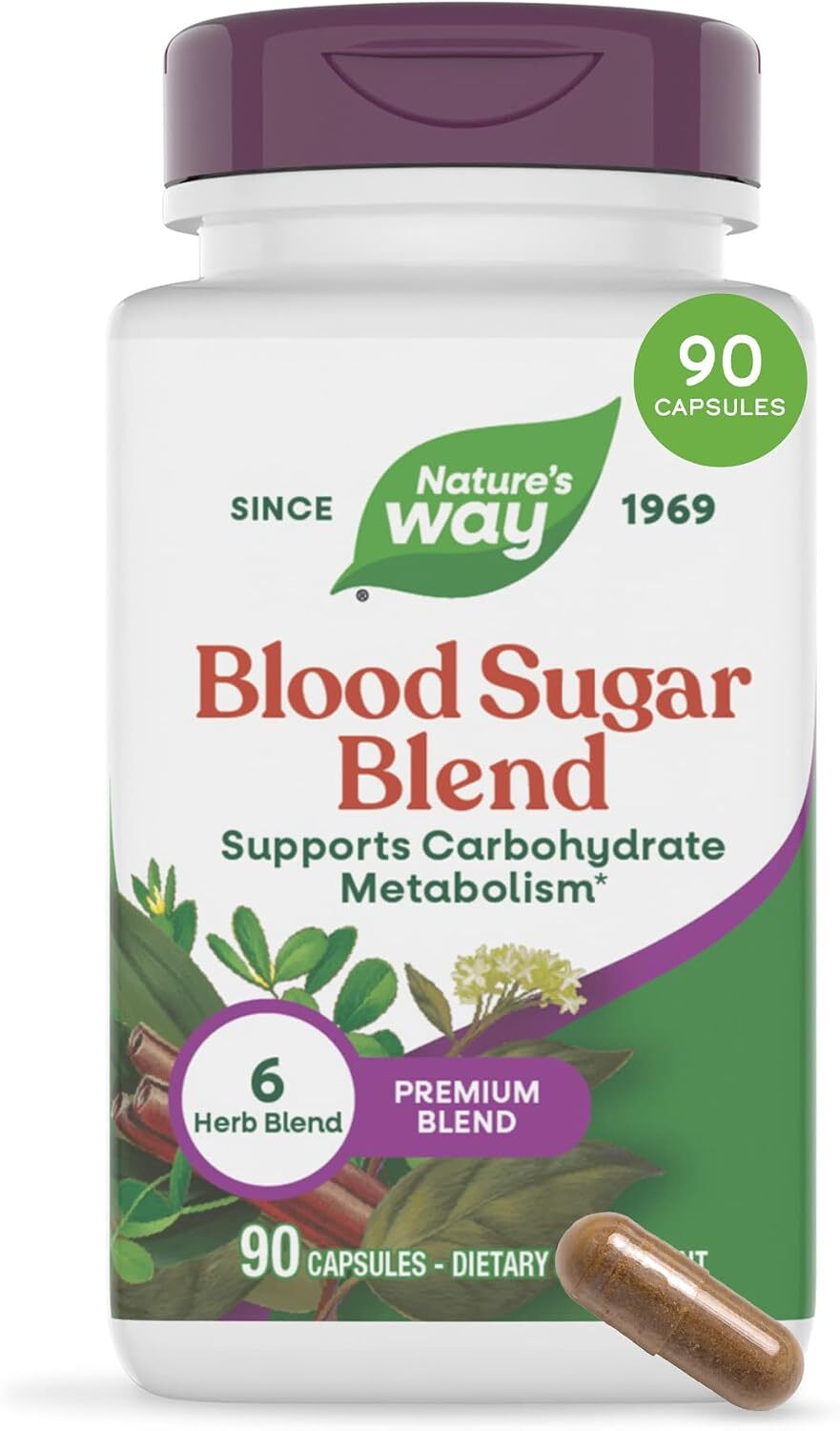 [預購] 植物萃取配方 肉桂/匙羹藤/胡蘆巴 90粒 Nature's Way 血糖 Blood Sugar Manager