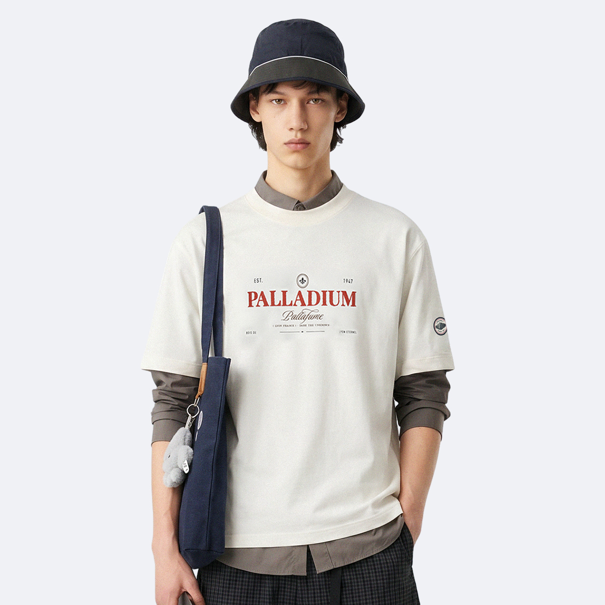 男裝 PALLADIUM LOGO 寬鬆防曬抗UV T裇