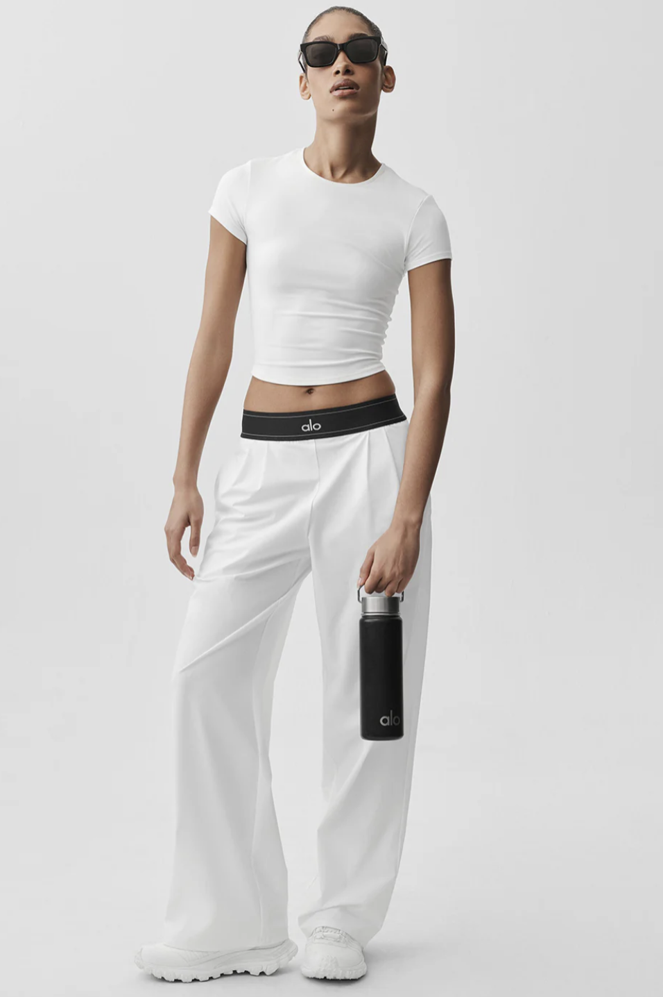 Alo Yoga Suit Up Trouser (Regular) White
