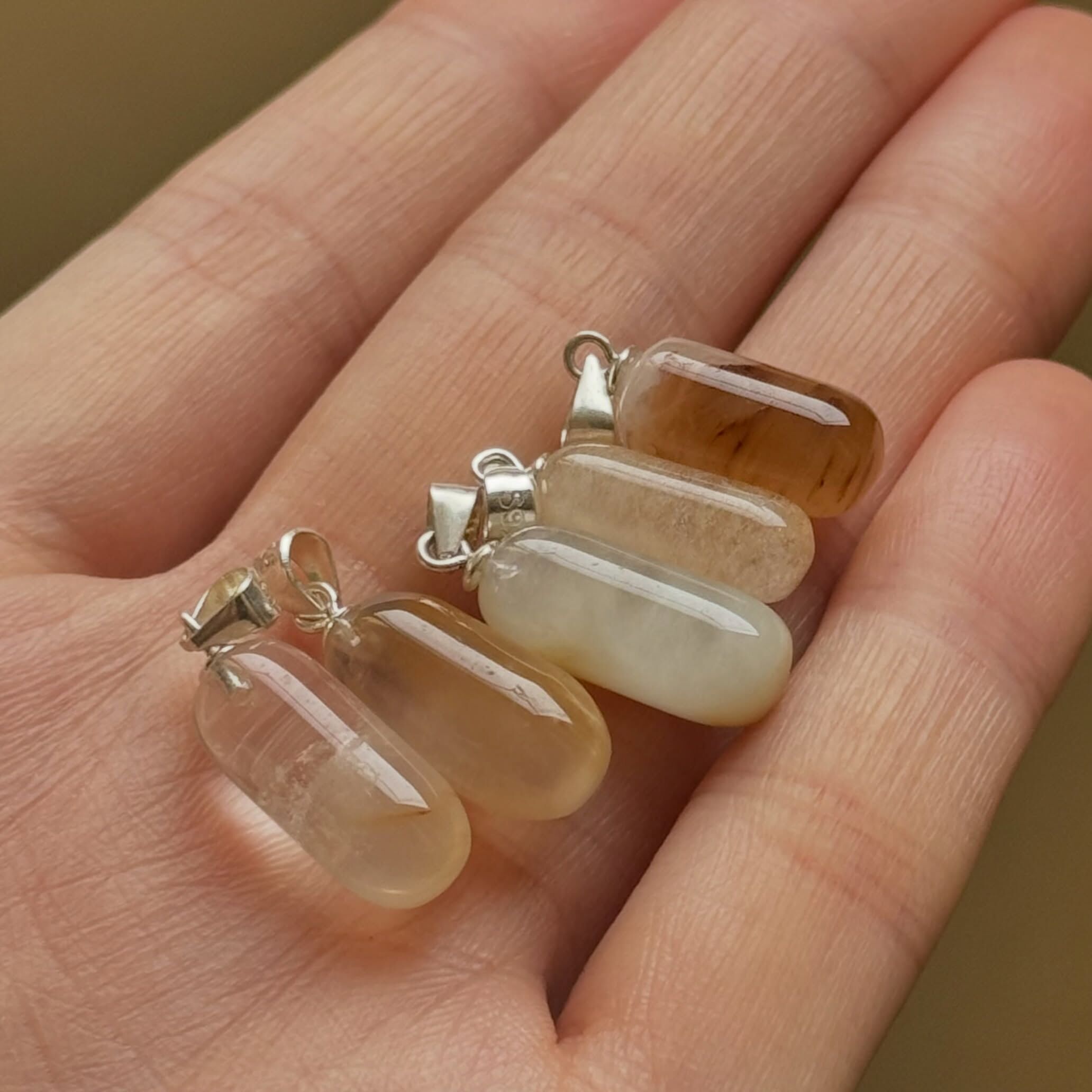 [原石] 兔毛水晶 水晶吊墜