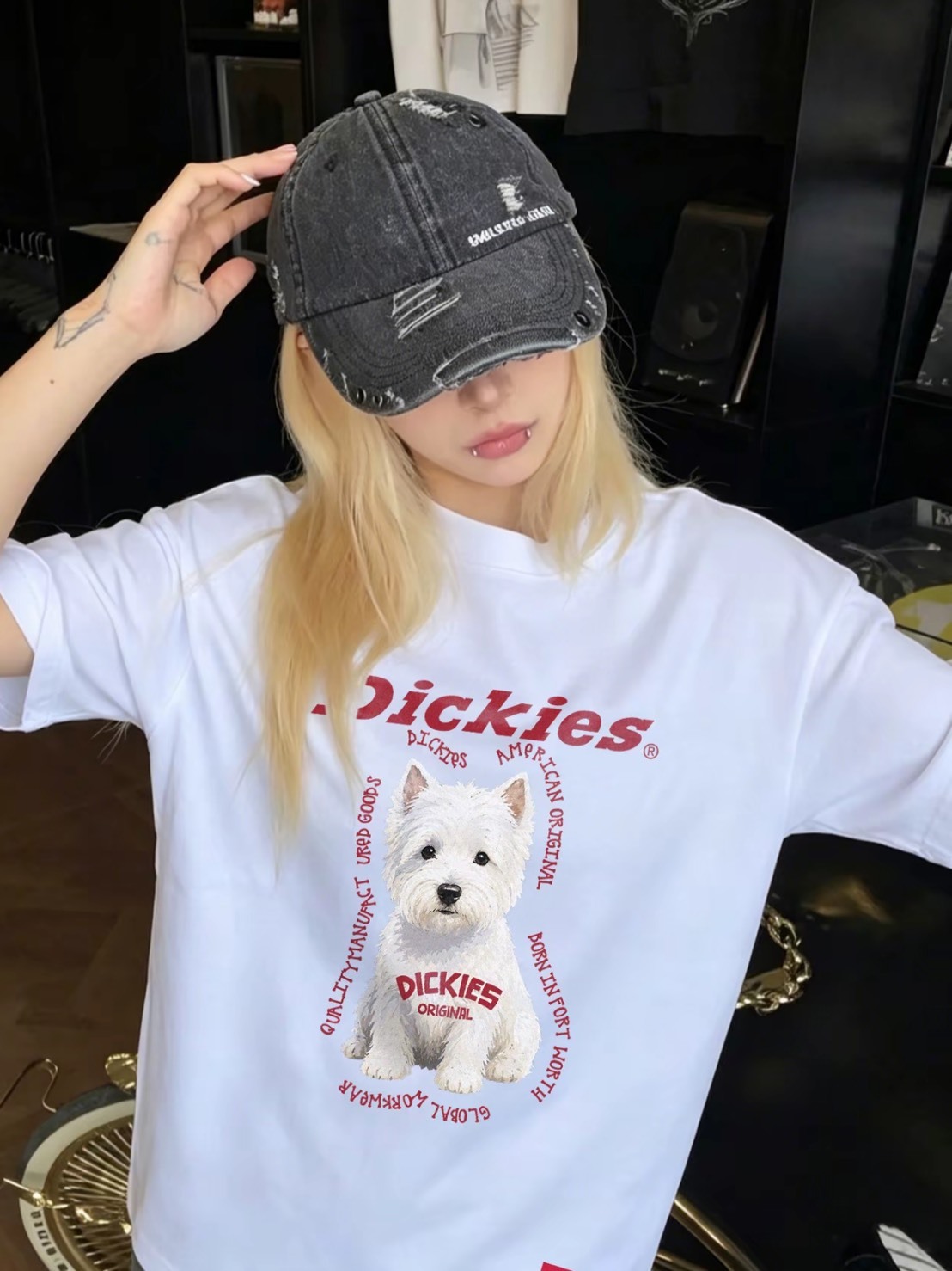 DICKIES 280G 美式復古 西高地小狗 短袖