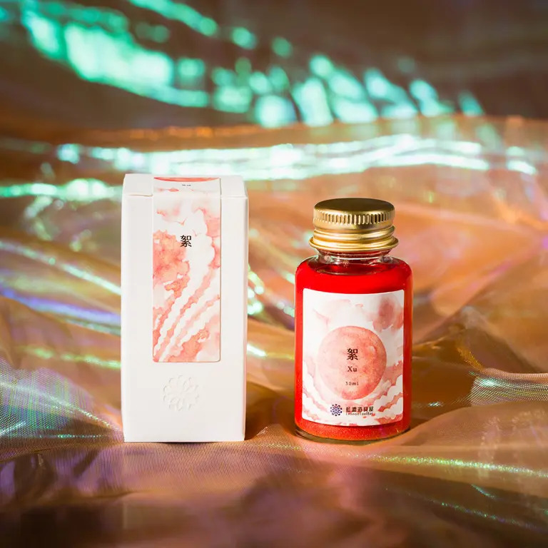 絮 光之詩系列 閃粉墨水 沾水筆墨水 30ml｜藍濃道具屋 臺灣
